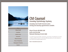 Tablet Screenshot of cmcounsel.com